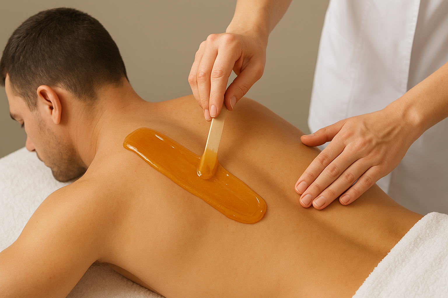 Back And Shoulder Wax