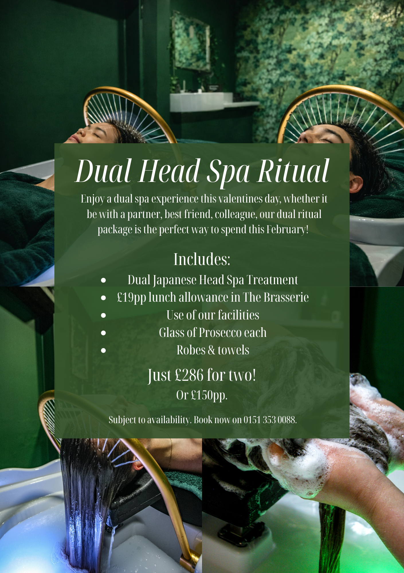 Valentines Japanese Head Spa Dual Ritual