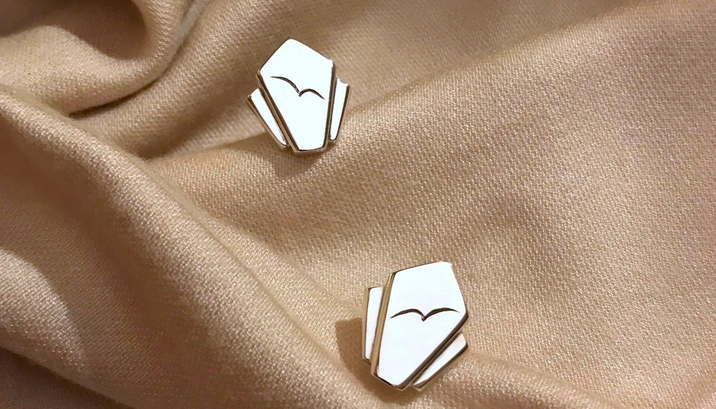 Burgh Island Cufflinks | Deco Logo