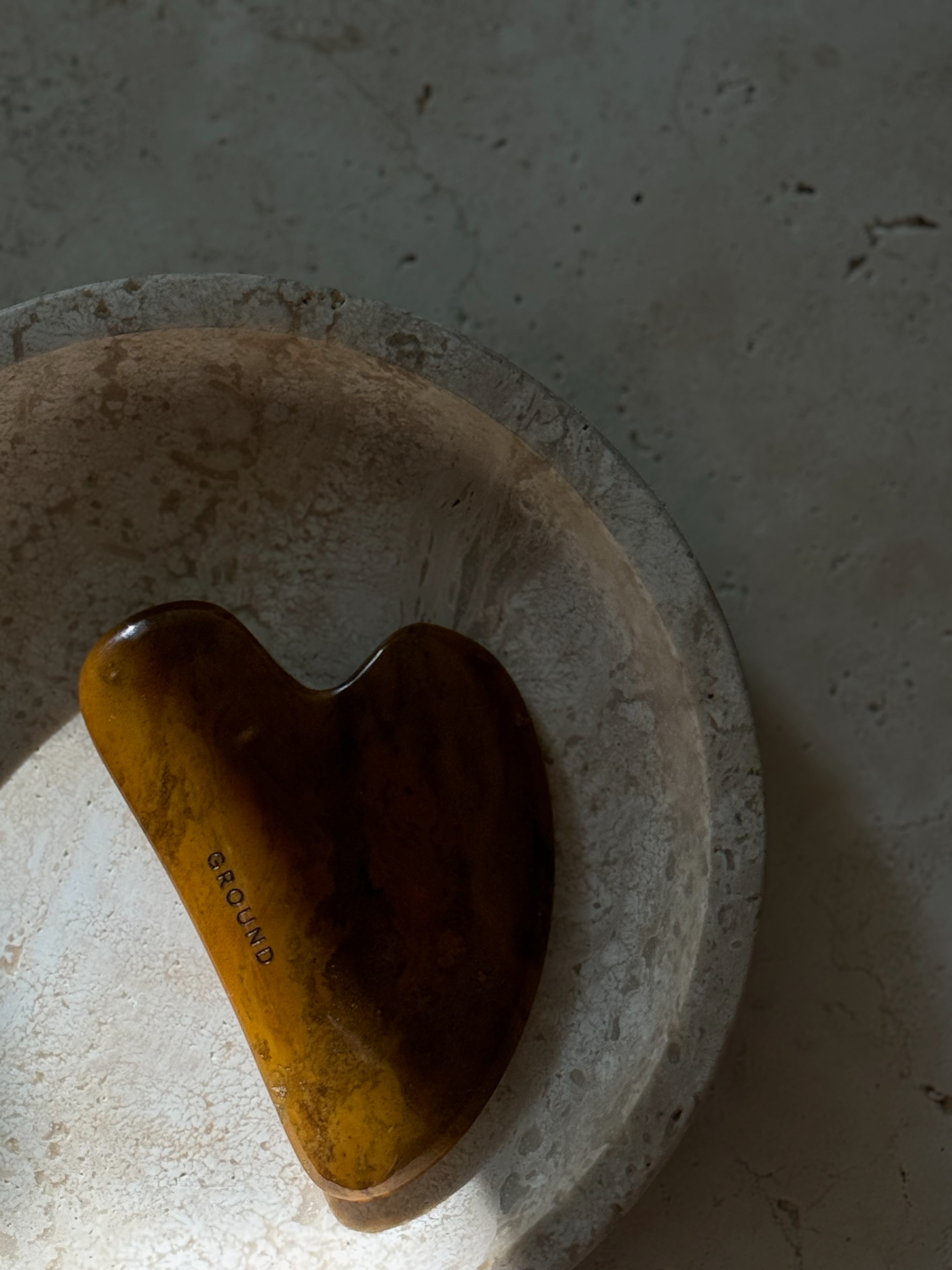 Gua Sha stone with bag