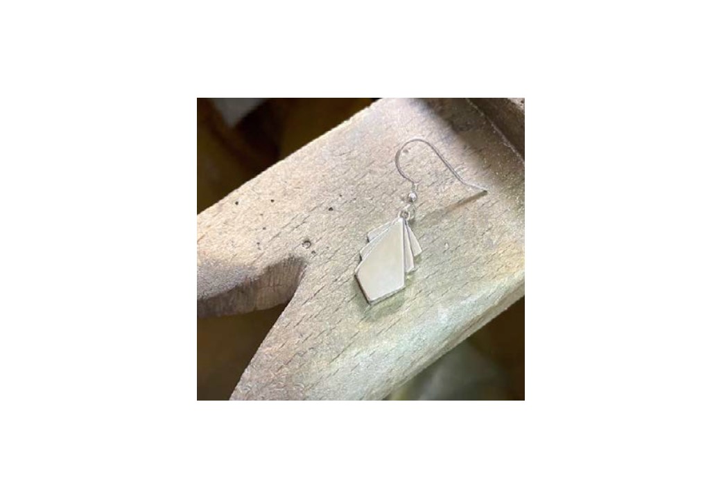 Burgh Island Earrings | Tripple Stepped Drop Earrings