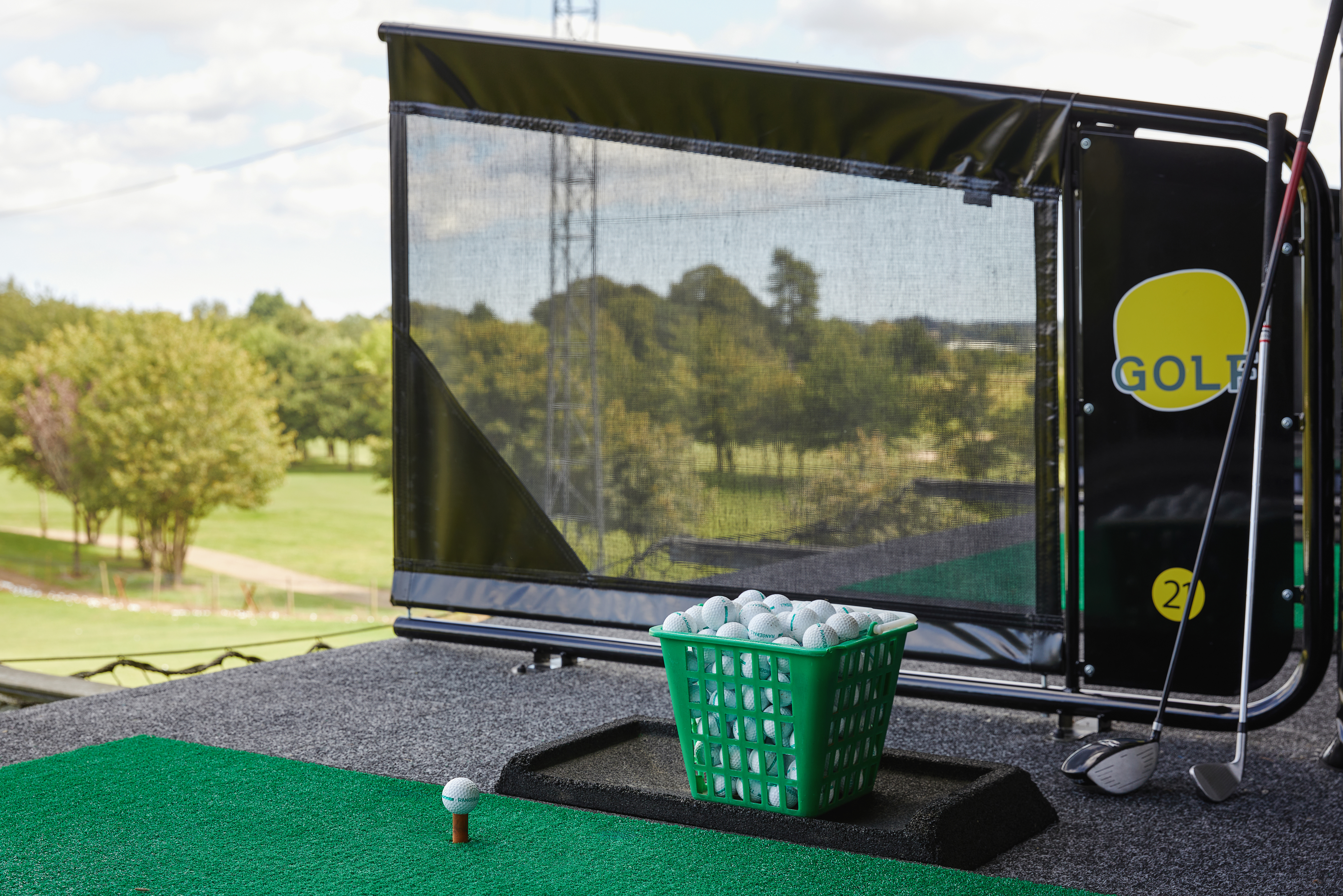 Basket Of 110 Range Balls