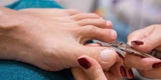 Mii gel french Pedicure 