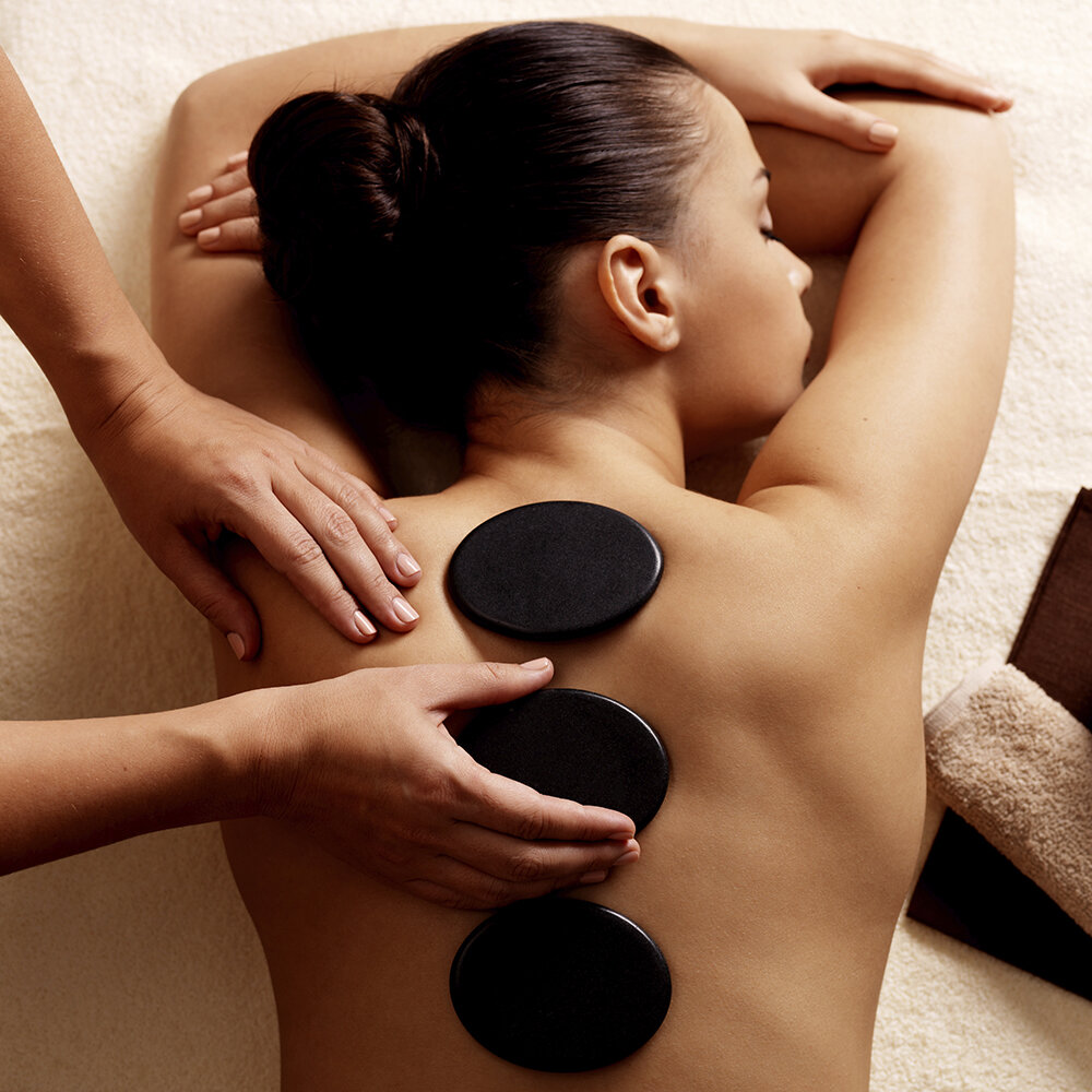 Hot Stone Back & Neck Massage