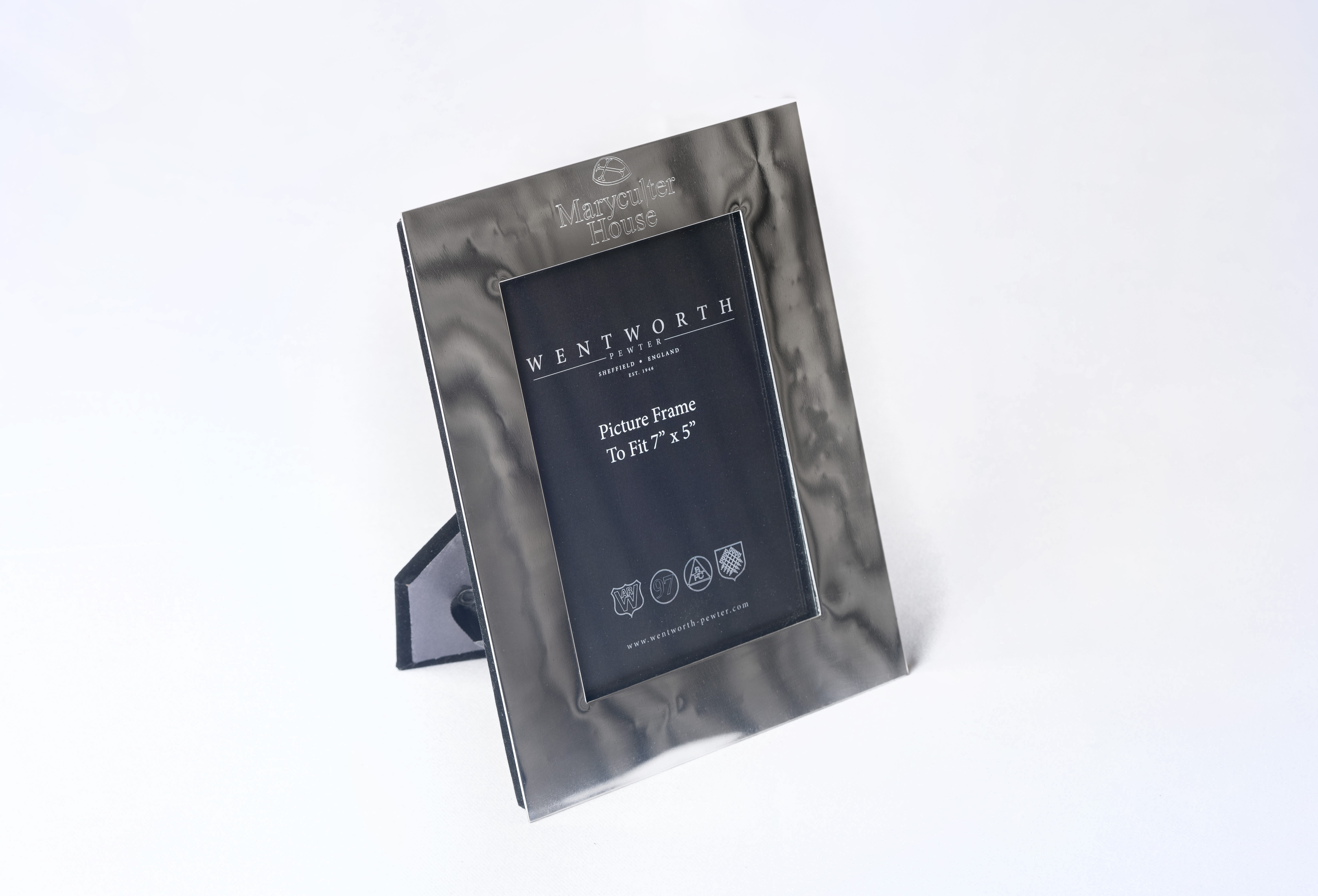 Engraved Pewter Photoframe