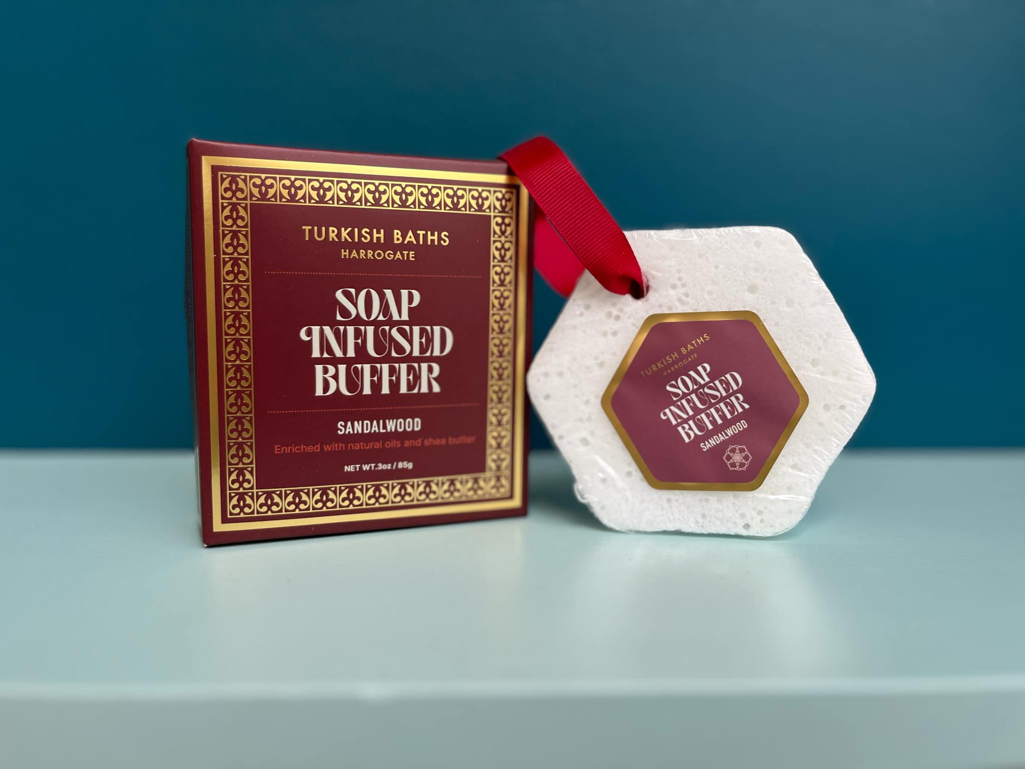 Soap Infused Buffer Sandalwood