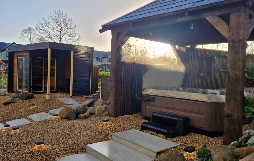 Outdoor Thermal Suite at Breaffy Spa 