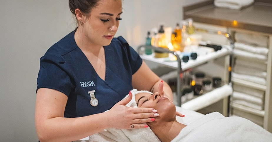 My Kinda Skin facial part of the Amethyst Wellness Recovery Collection